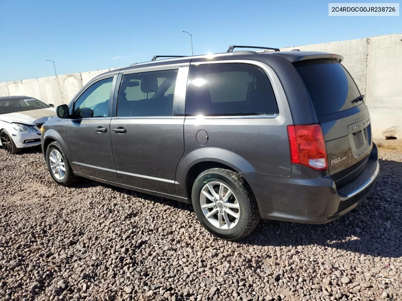 2018 Dodge Grand Caravan Sxt VIN: 2C4RDGCG0JR238726 Lot: 77582714