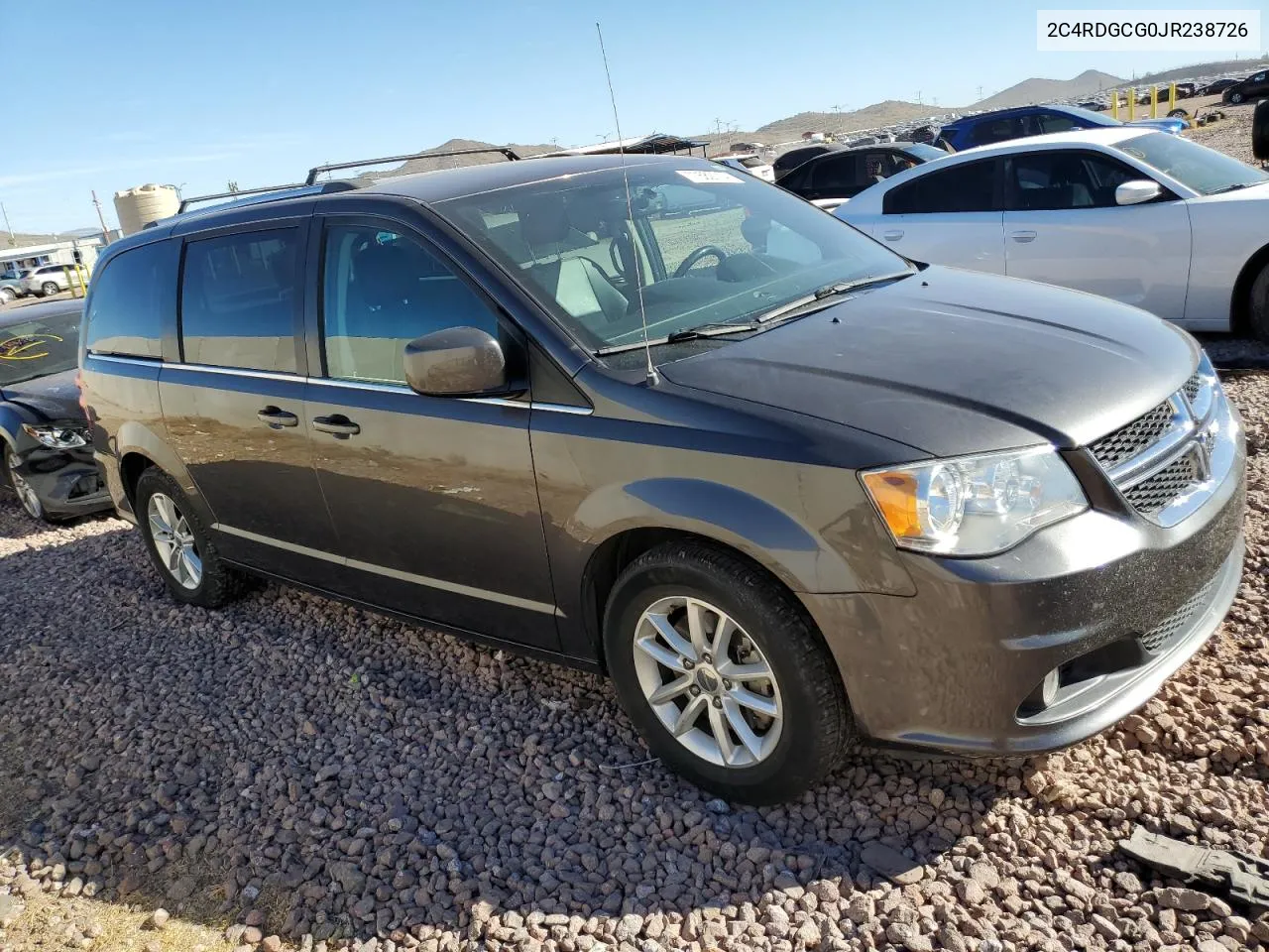 2018 Dodge Grand Caravan Sxt VIN: 2C4RDGCG0JR238726 Lot: 77582714