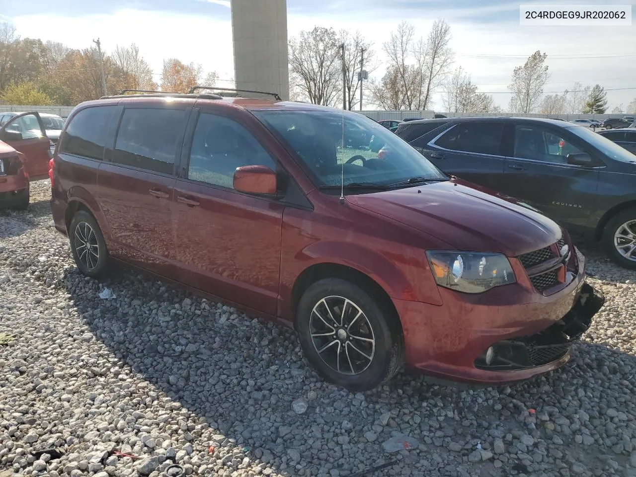 2018 Dodge Grand Caravan Gt VIN: 2C4RDGEG9JR202062 Lot: 77772474