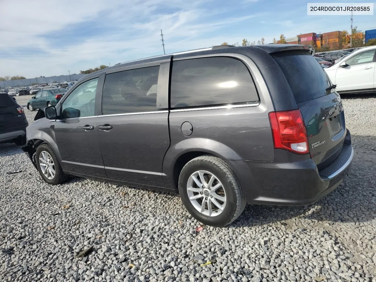 2018 Dodge Grand Caravan Sxt VIN: 2C4RDGCG1JR208585 Lot: 77784404