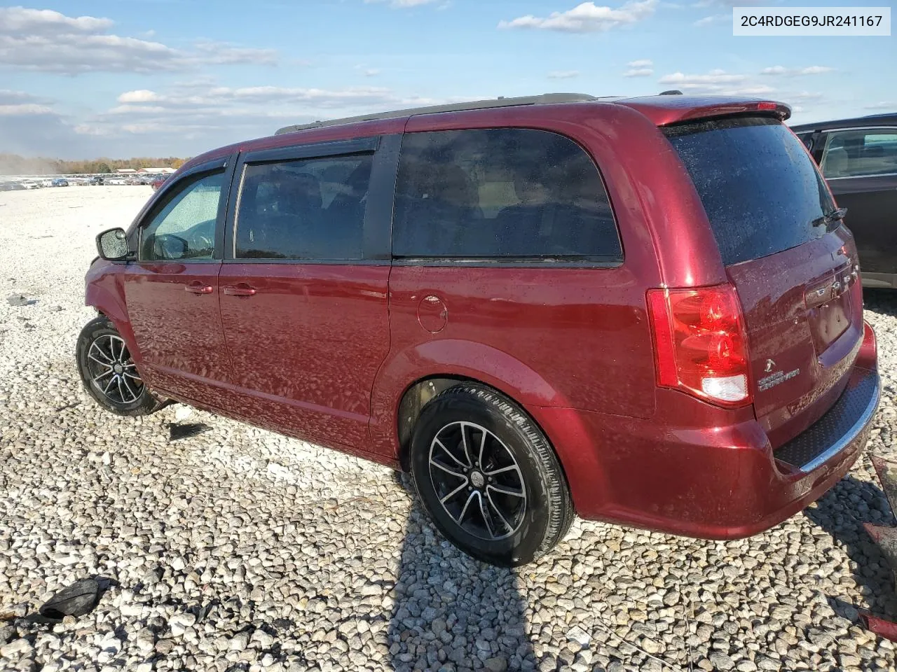 2018 Dodge Grand Caravan Gt VIN: 2C4RDGEG9JR241167 Lot: 77830954