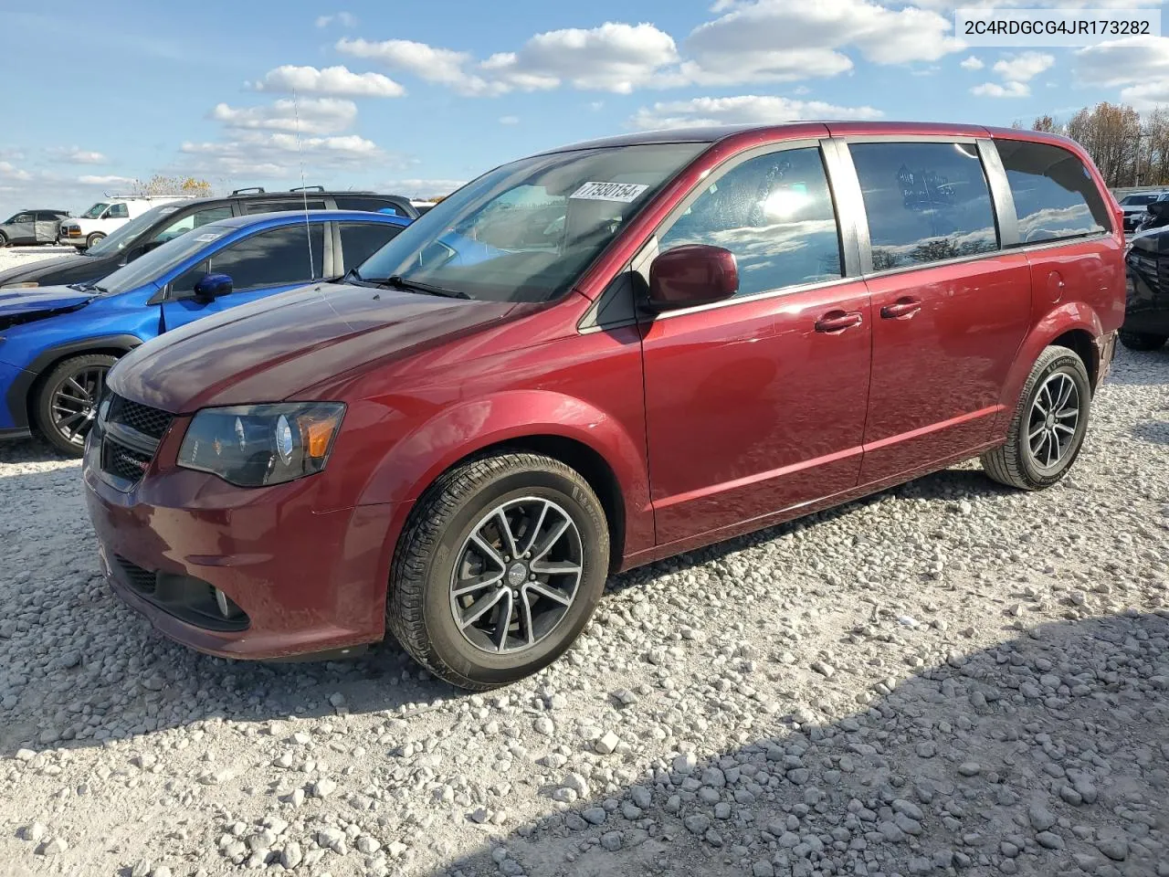 2018 Dodge Grand Caravan Sxt VIN: 2C4RDGCG4JR173282 Lot: 77930154