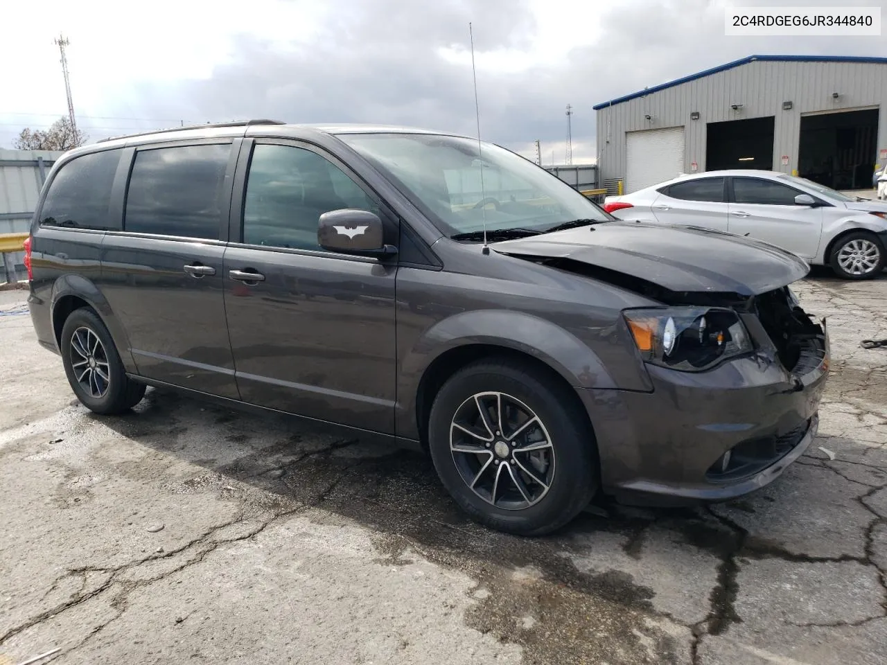 2018 Dodge Grand Caravan Gt VIN: 2C4RDGEG6JR344840 Lot: 78025904