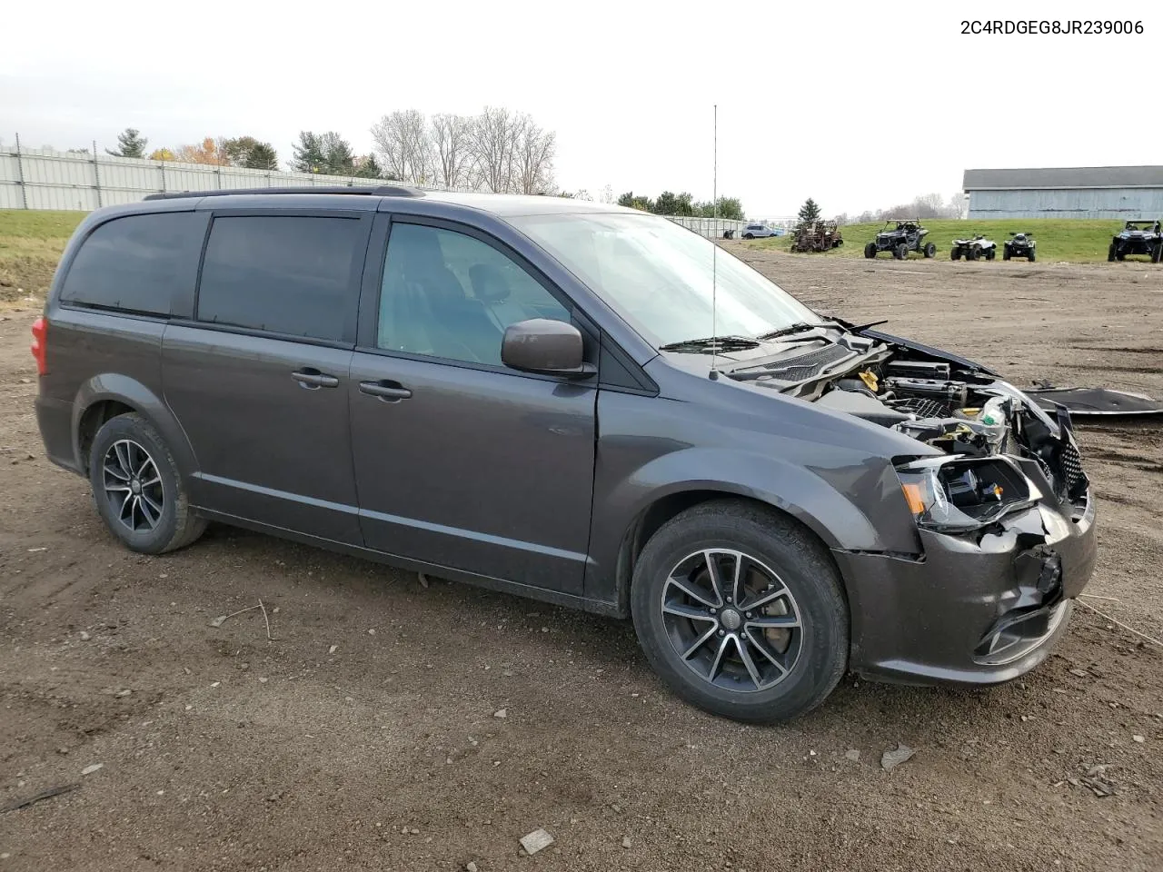 2018 Dodge Grand Caravan Gt VIN: 2C4RDGEG8JR239006 Lot: 78090574