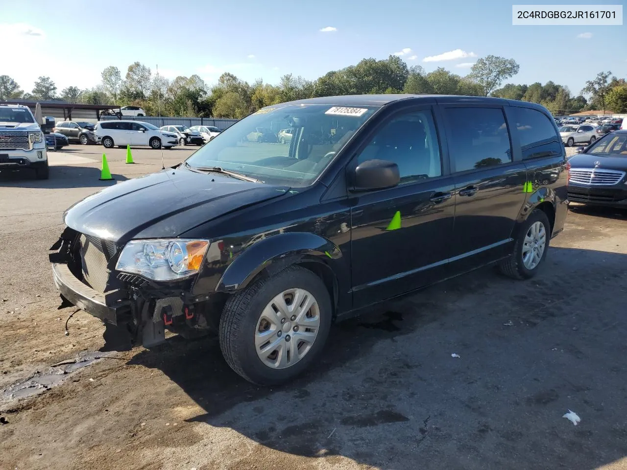 2018 Dodge Grand Caravan Se VIN: 2C4RDGBG2JR161701 Lot: 78125384