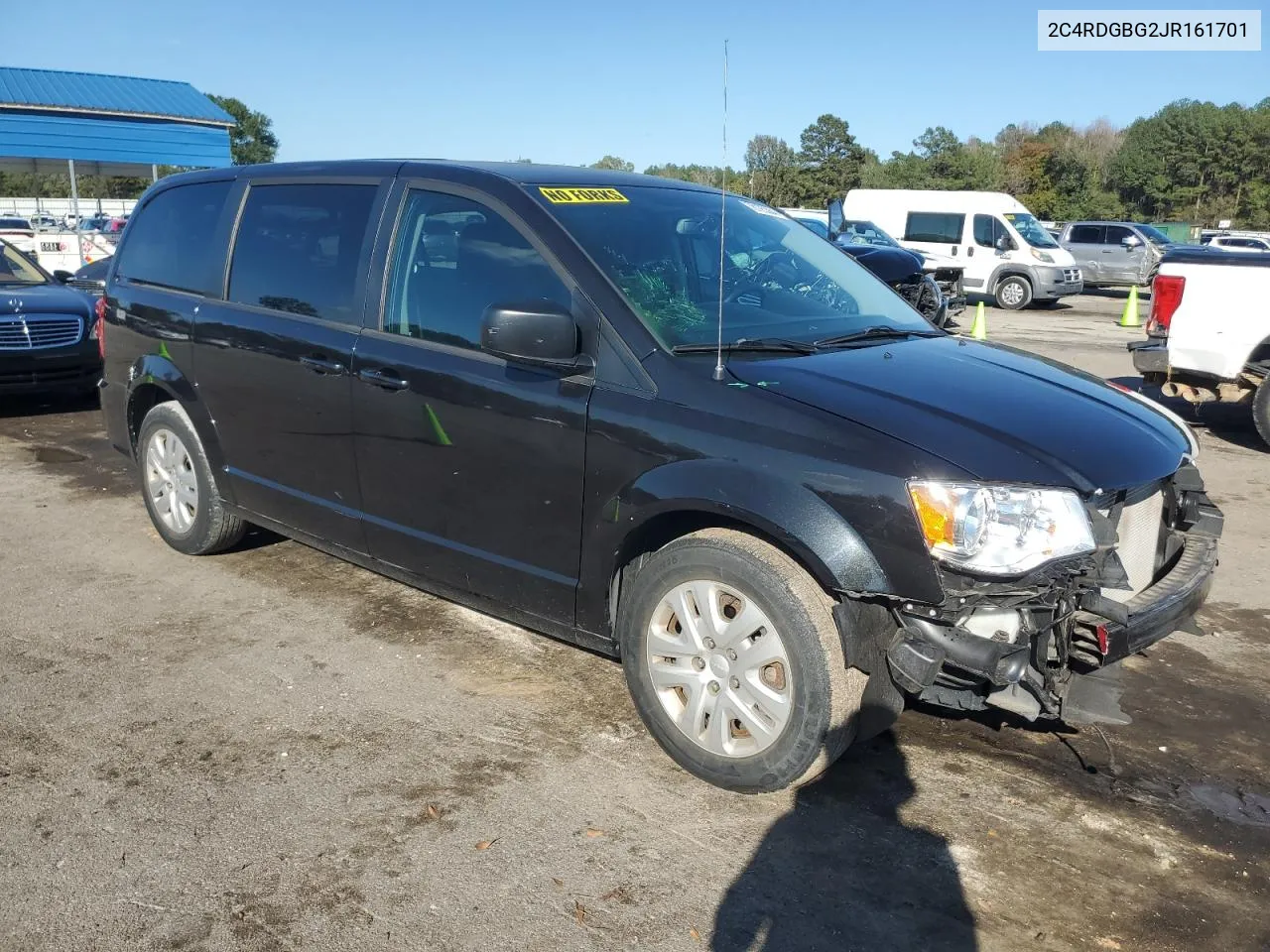 2018 Dodge Grand Caravan Se VIN: 2C4RDGBG2JR161701 Lot: 78125384