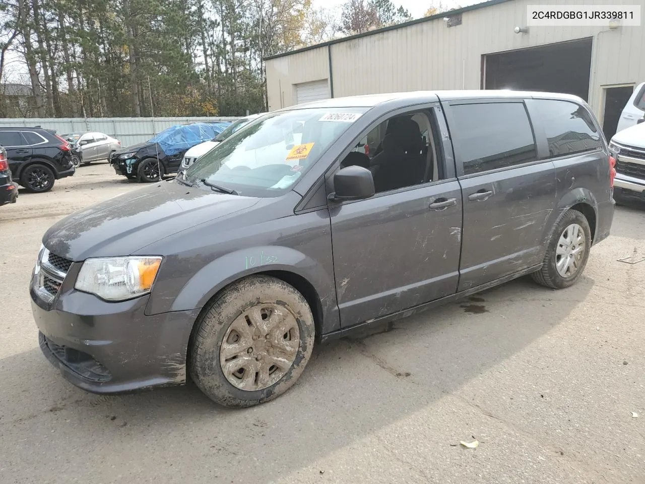 2018 Dodge Grand Caravan Se VIN: 2C4RDGBG1JR339811 Lot: 78260724