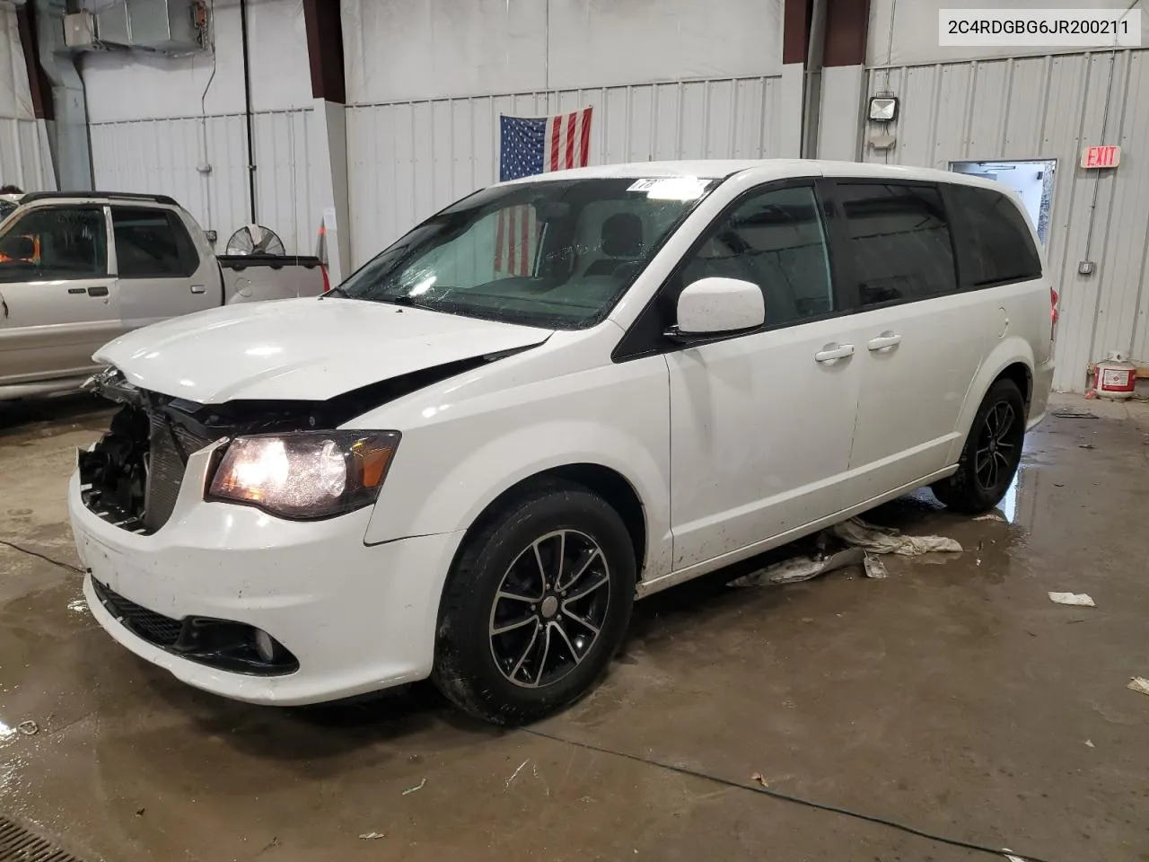 2018 Dodge Grand Caravan Se VIN: 2C4RDGBG6JR200211 Lot: 78387224