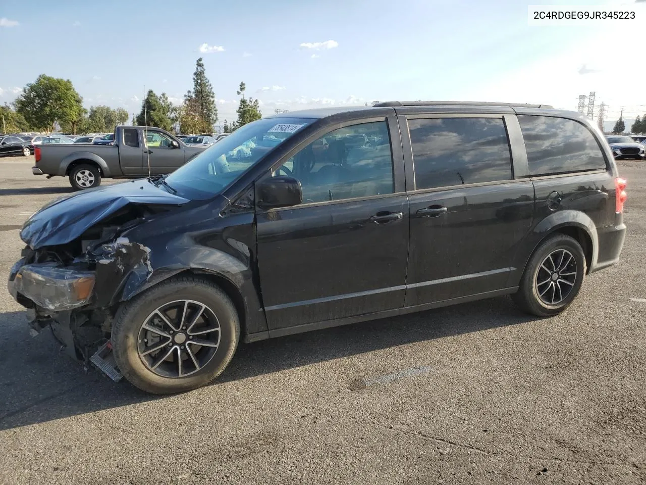 2018 Dodge Grand Caravan Gt VIN: 2C4RDGEG9JR345223 Lot: 78543814