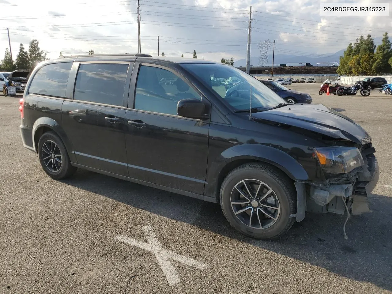 2018 Dodge Grand Caravan Gt VIN: 2C4RDGEG9JR345223 Lot: 78543814