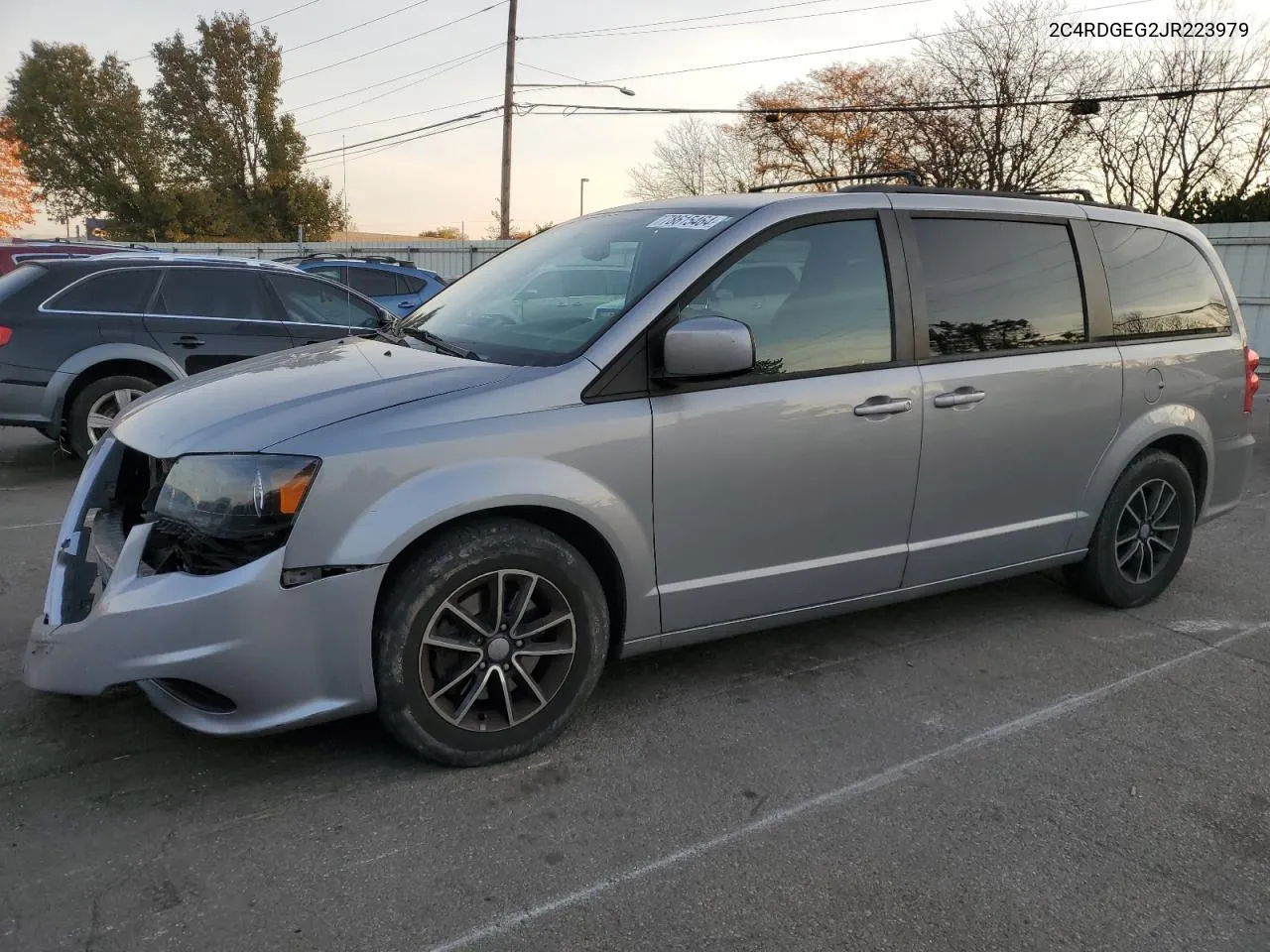 2018 Dodge Grand Caravan Gt VIN: 2C4RDGEG2JR223979 Lot: 78615464