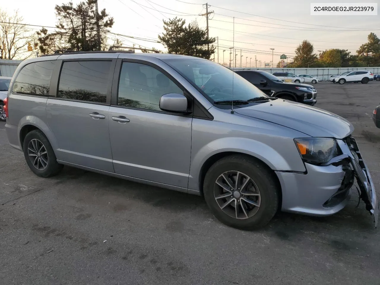 2018 Dodge Grand Caravan Gt VIN: 2C4RDGEG2JR223979 Lot: 78615464