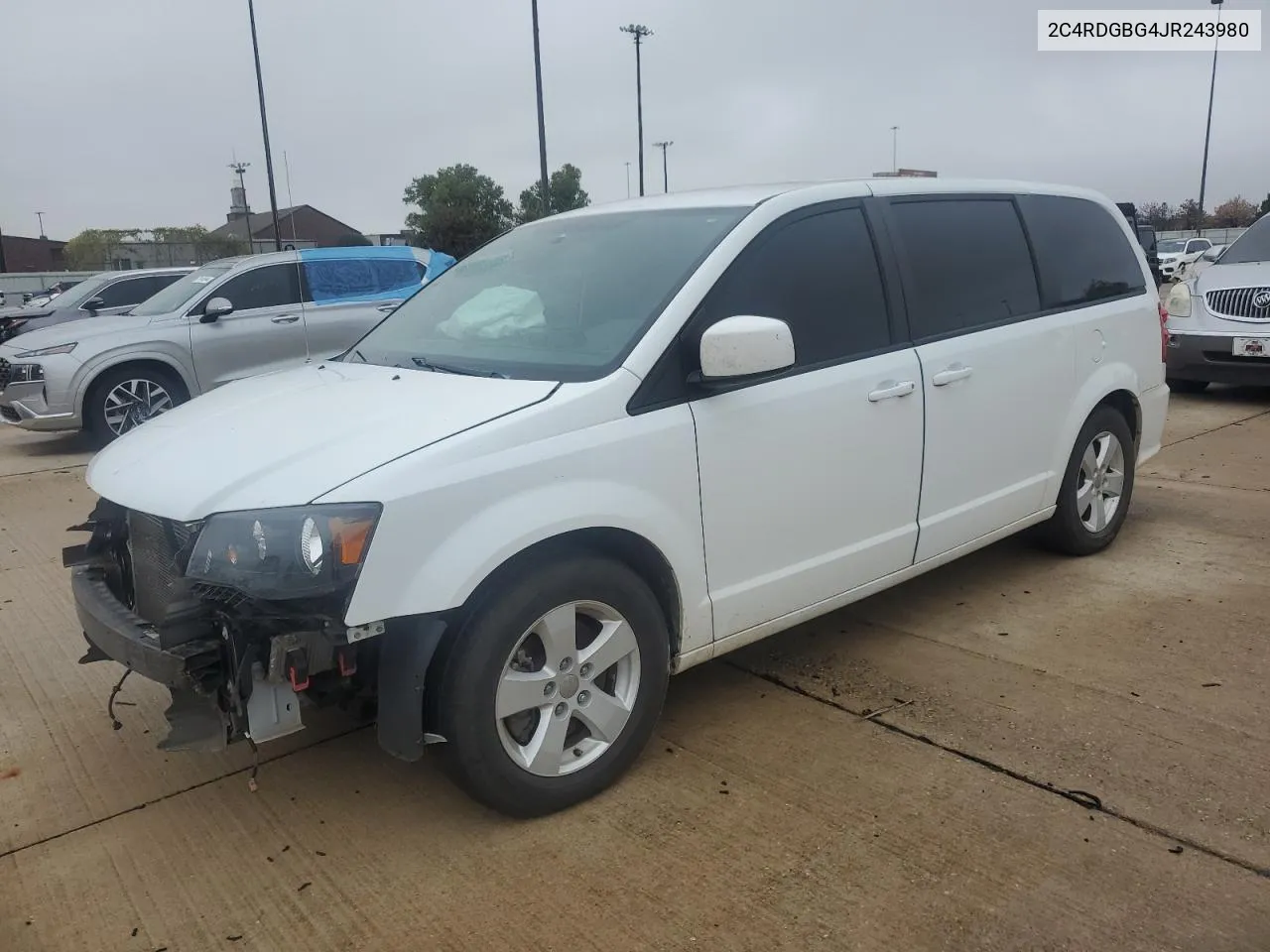 2018 Dodge Grand Caravan Se VIN: 2C4RDGBG4JR243980 Lot: 78884834