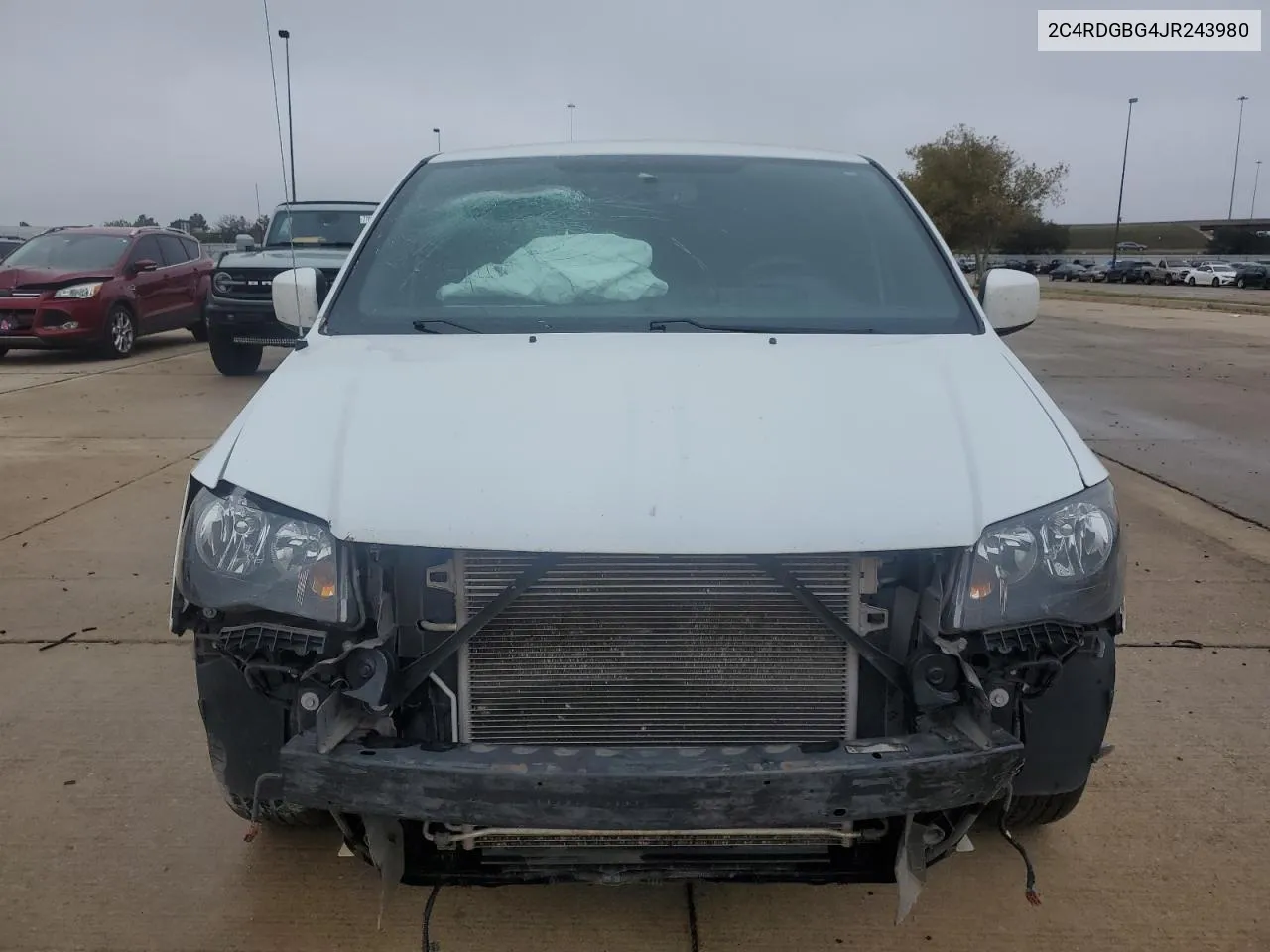 2018 Dodge Grand Caravan Se VIN: 2C4RDGBG4JR243980 Lot: 78884834