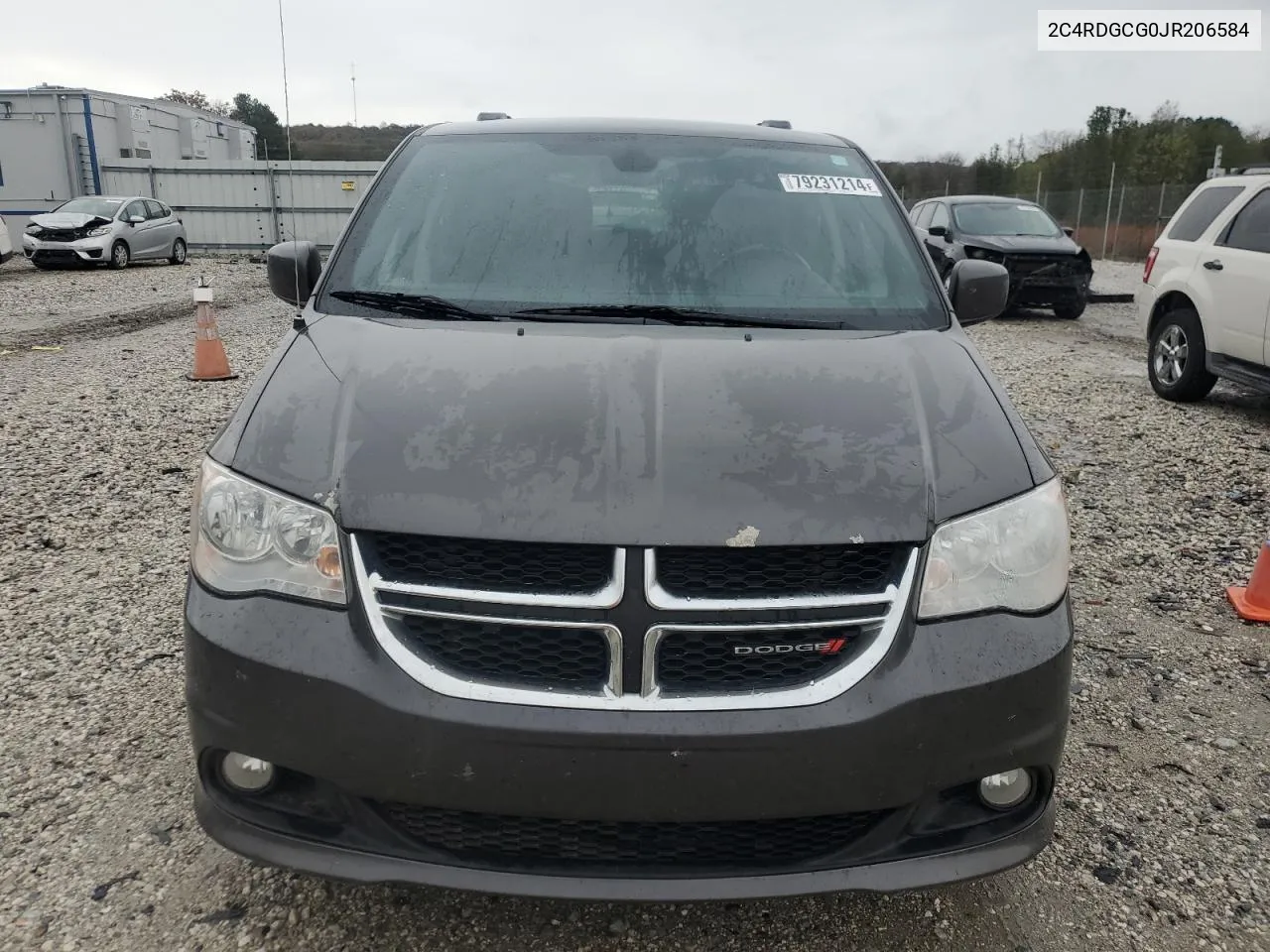 2018 Dodge Grand Caravan Sxt VIN: 2C4RDGCG0JR206584 Lot: 79231214