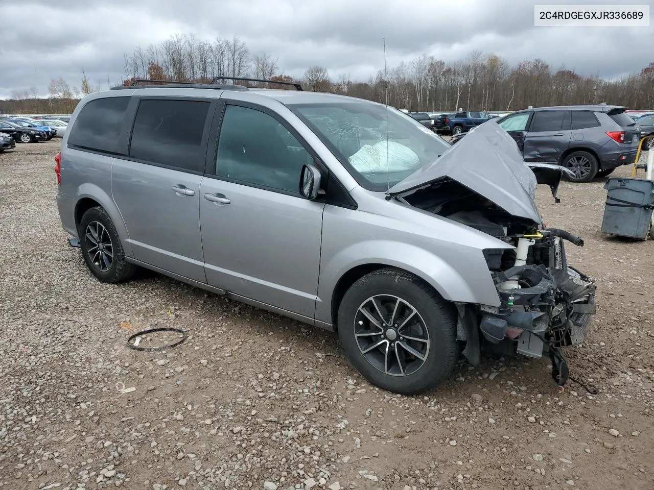 2018 Dodge Grand Caravan Gt VIN: 2C4RDGEGXJR336689 Lot: 79450764