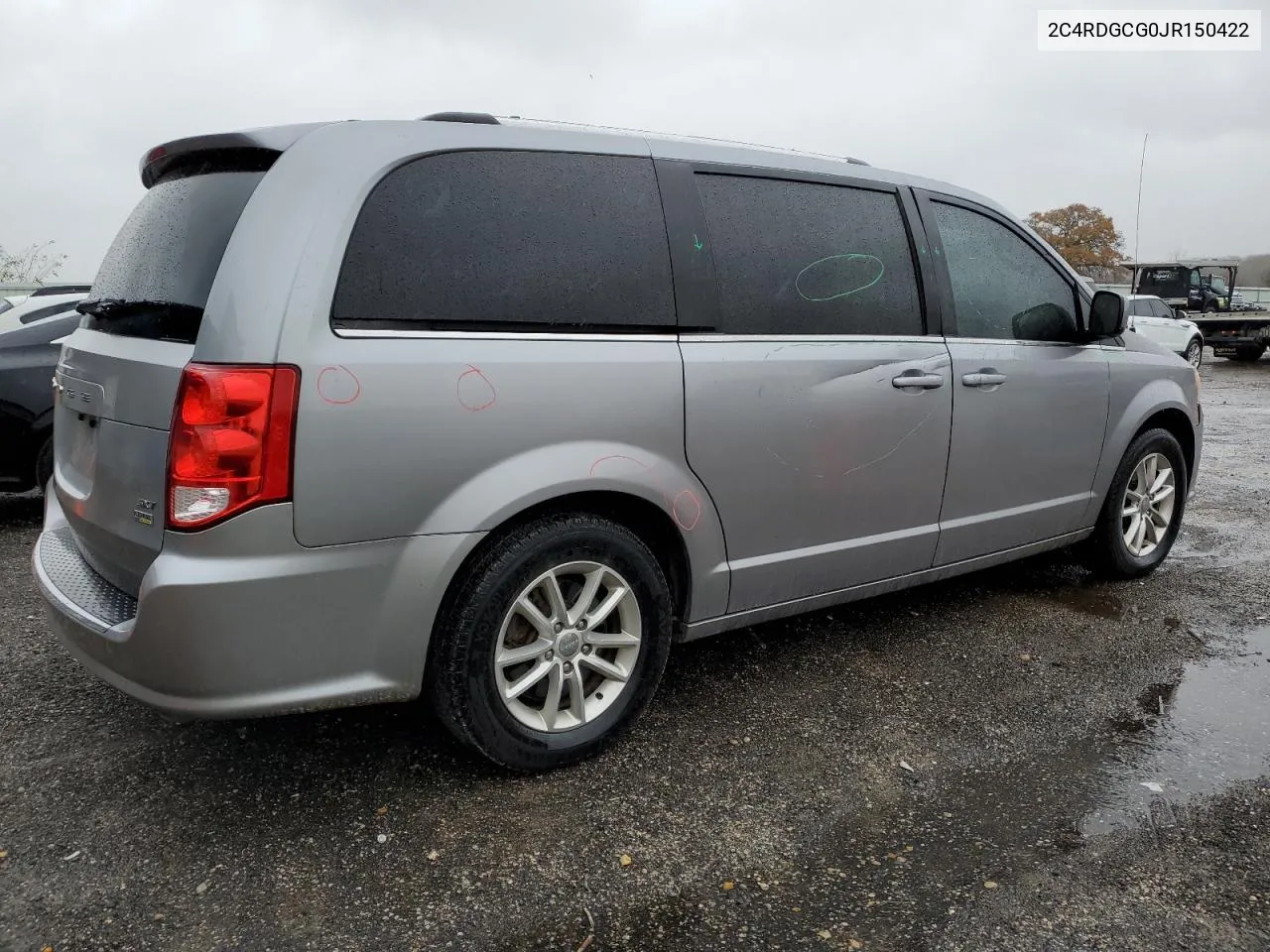 2018 Dodge Grand Caravan Sxt VIN: 2C4RDGCG0JR150422 Lot: 79559174