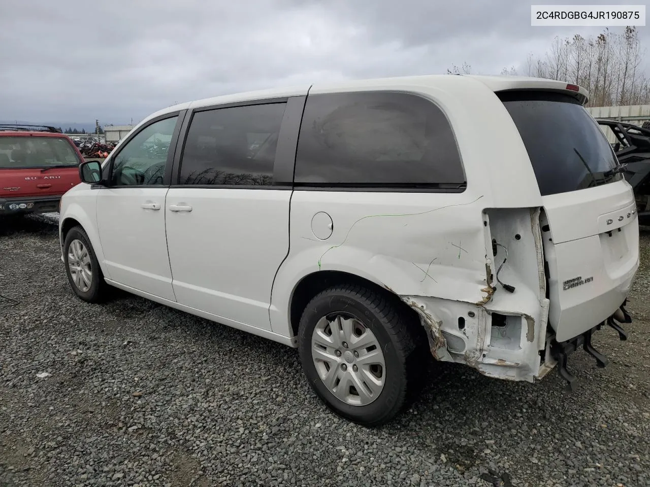 2018 Dodge Grand Caravan Se VIN: 2C4RDGBG4JR190875 Lot: 79579574