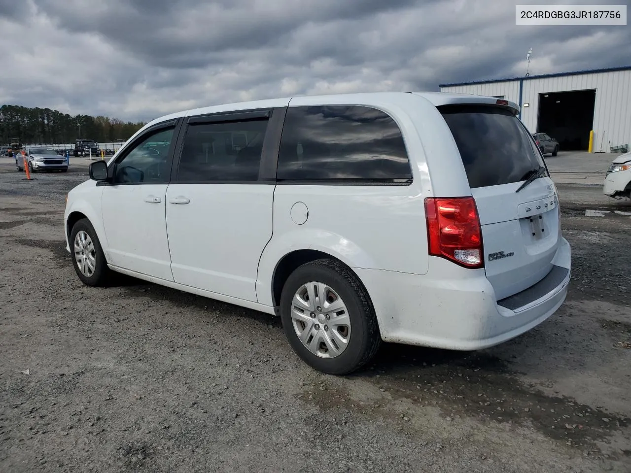 2018 Dodge Grand Caravan Se VIN: 2C4RDGBG3JR187756 Lot: 80208374