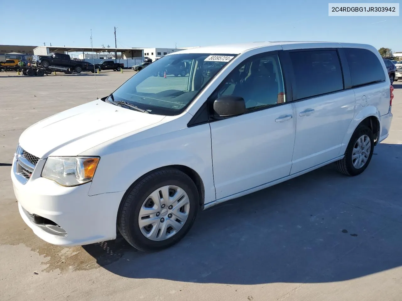 2018 Dodge Grand Caravan Se VIN: 2C4RDGBG1JR303942 Lot: 80395724