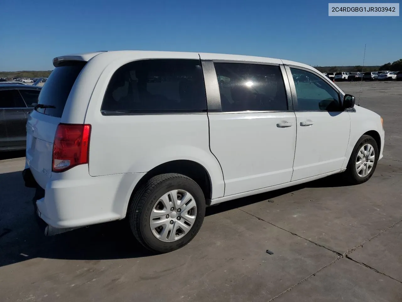 2018 Dodge Grand Caravan Se VIN: 2C4RDGBG1JR303942 Lot: 80395724