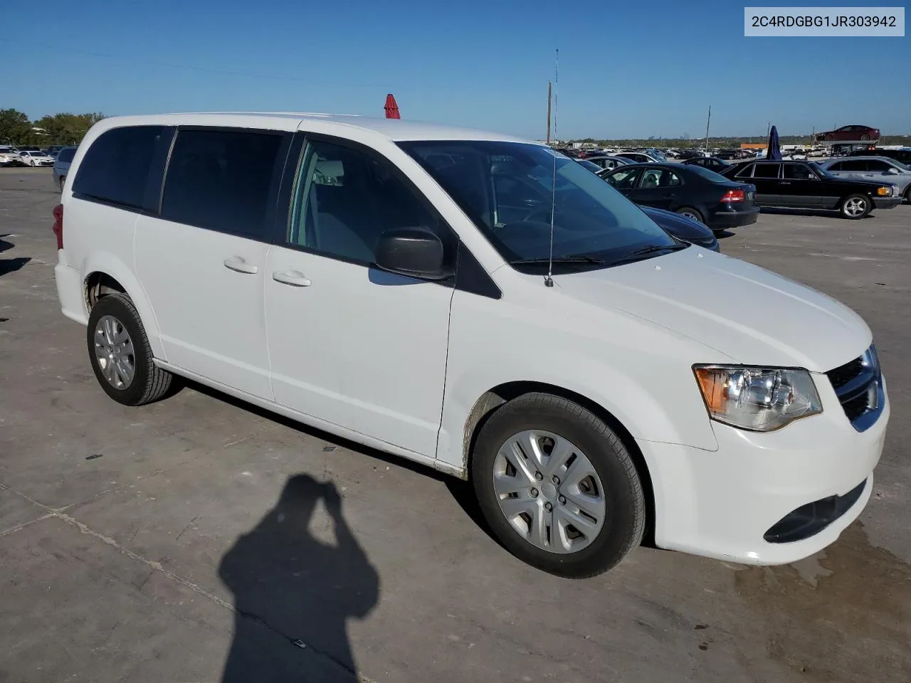 2018 Dodge Grand Caravan Se VIN: 2C4RDGBG1JR303942 Lot: 80395724