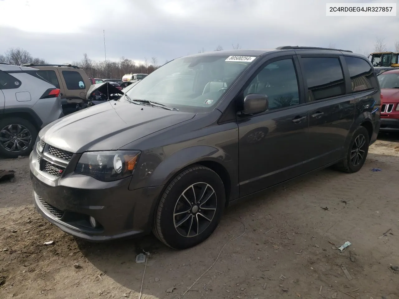 2018 Dodge Grand Caravan Gt VIN: 2C4RDGEG4JR327857 Lot: 80500254