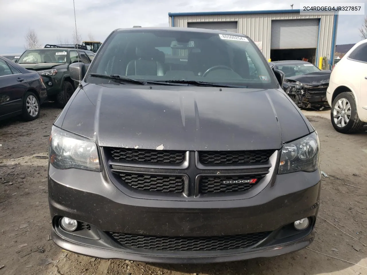 2018 Dodge Grand Caravan Gt VIN: 2C4RDGEG4JR327857 Lot: 80500254