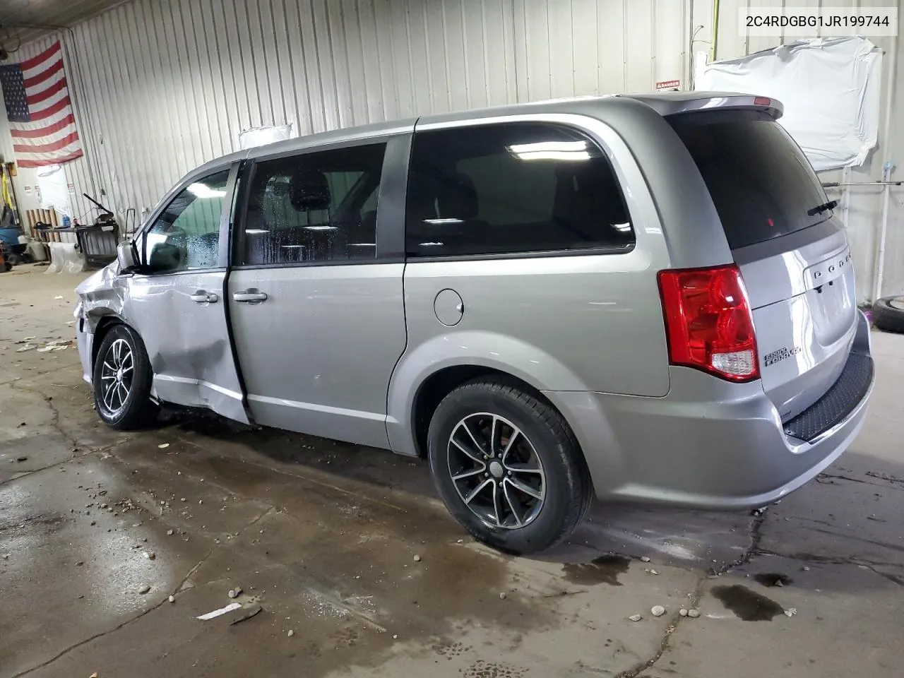 2018 Dodge Grand Caravan Se VIN: 2C4RDGBG1JR199744 Lot: 80704374