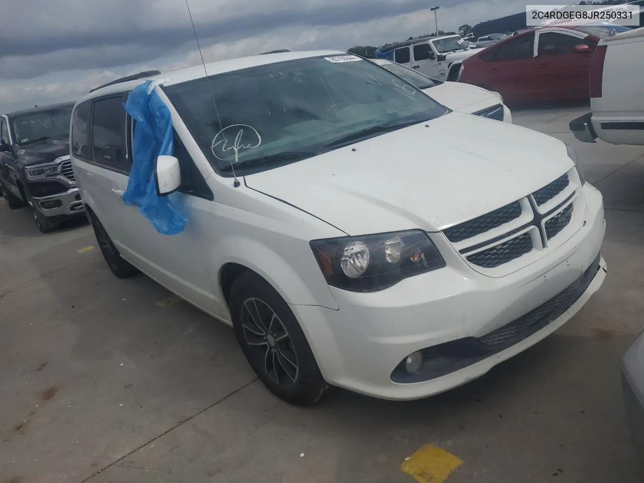 2018 Dodge Grand Caravan Gt VIN: 2C4RDGEG8JR250331 Lot: 80760644