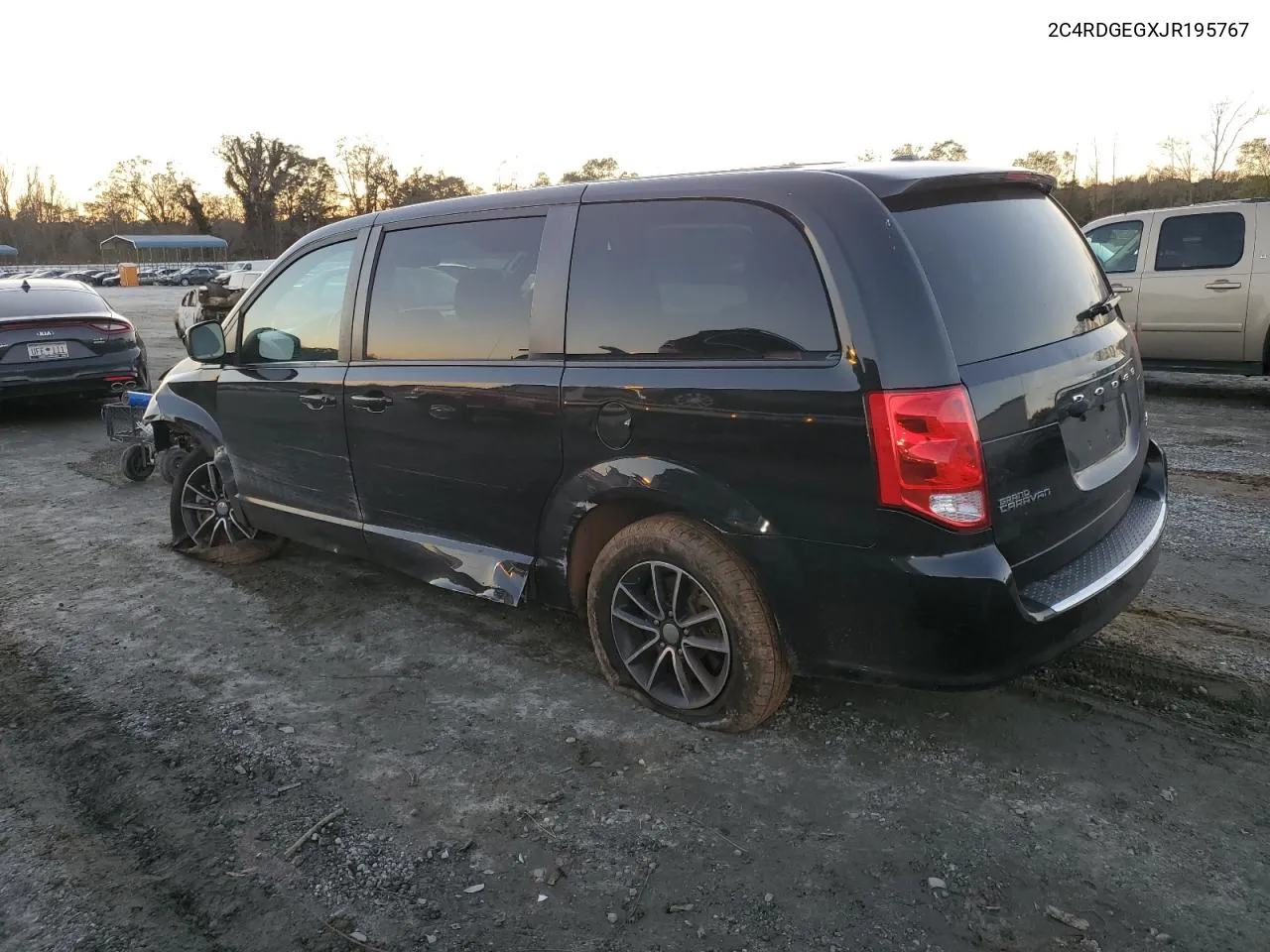 2018 Dodge Grand Caravan Gt VIN: 2C4RDGEGXJR195767 Lot: 81130494