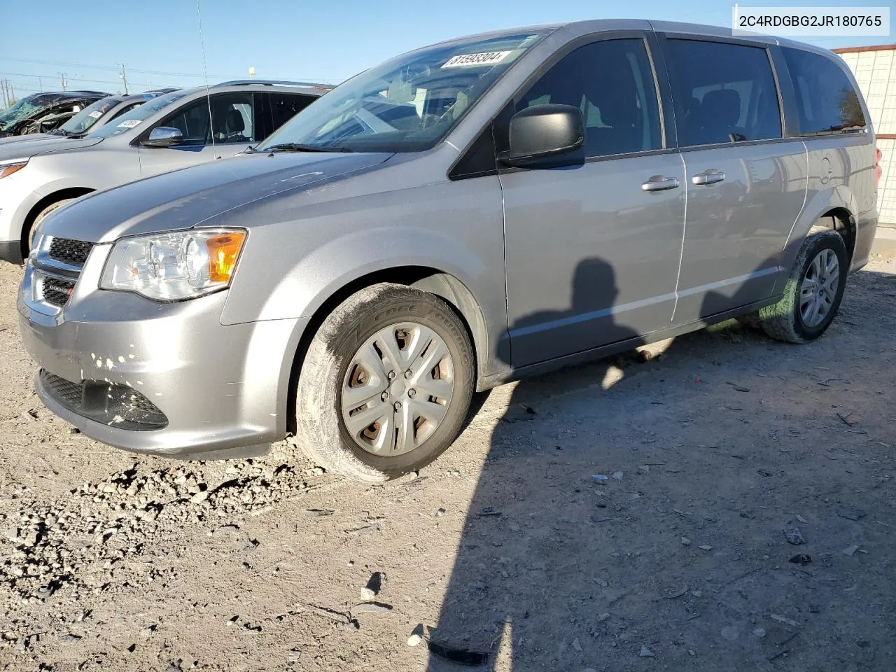 2018 Dodge Grand Caravan Se VIN: 2C4RDGBG2JR180765 Lot: 81593304