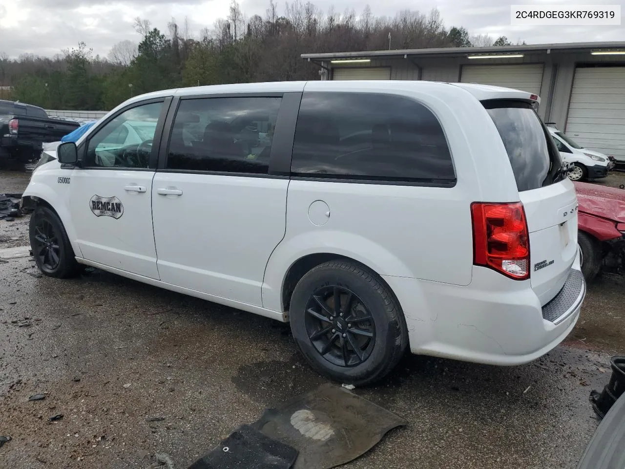 2C4RDGEG3KR769319 2019 Dodge Grand Caravan Gt