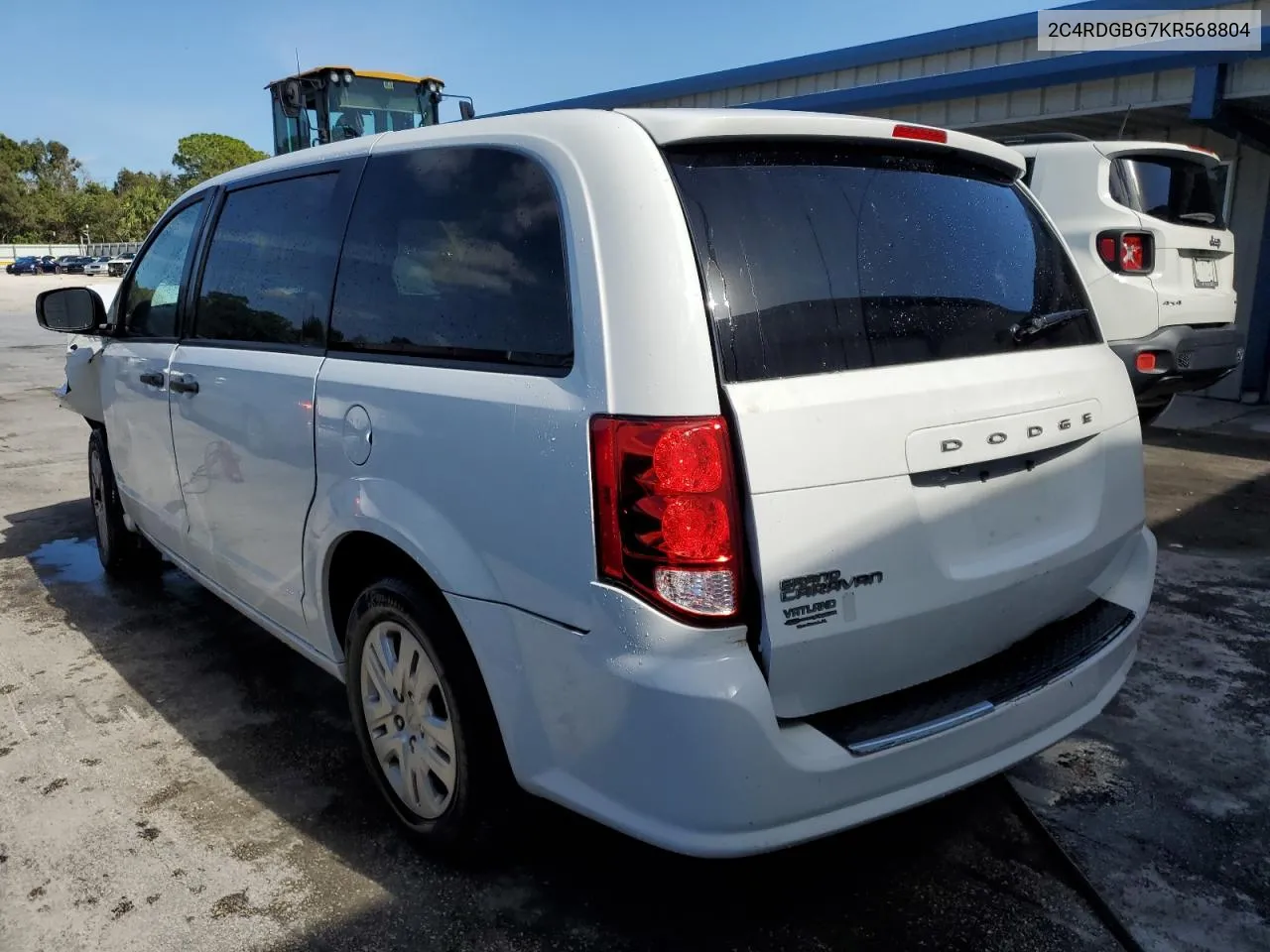 2019 Dodge Grand Caravan Se VIN: 2C4RDGBG7KR568804 Lot: 39639173