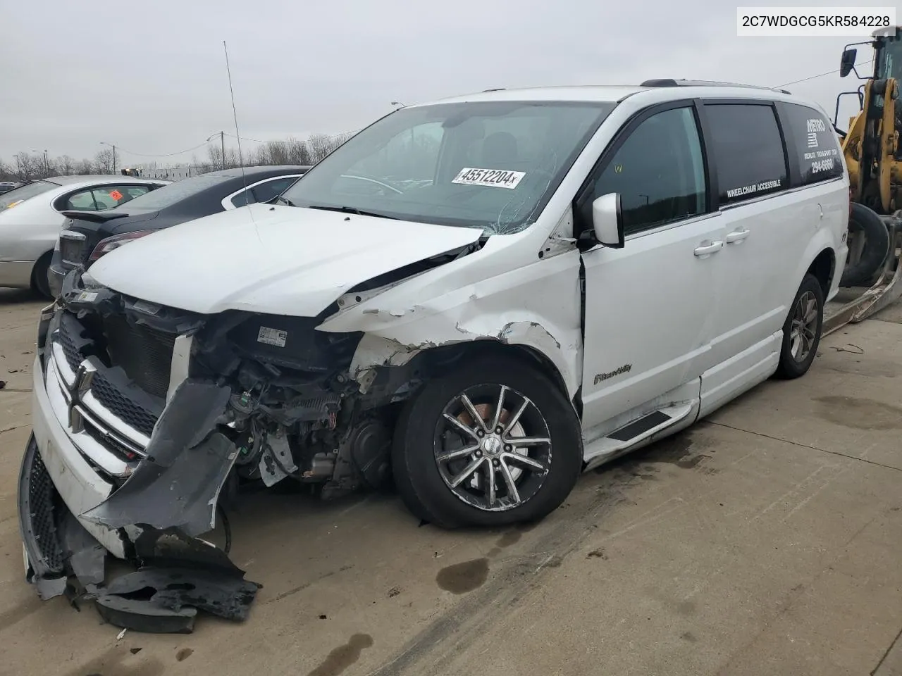 2C7WDGCG5KR584228 2019 Dodge Grand Caravan Sxt