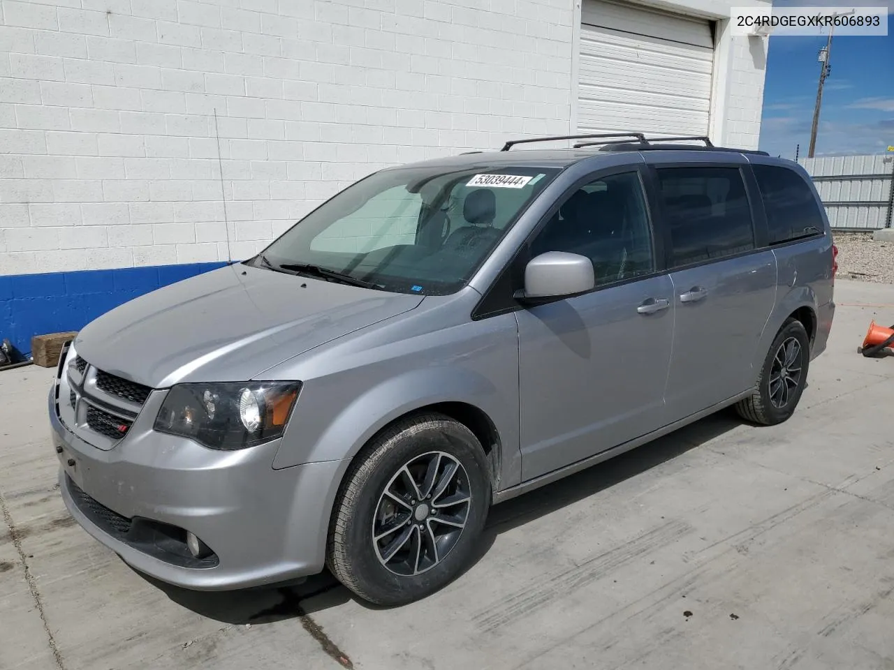 2019 Dodge Grand Caravan Gt VIN: 2C4RDGEGXKR606893 Lot: 53039444