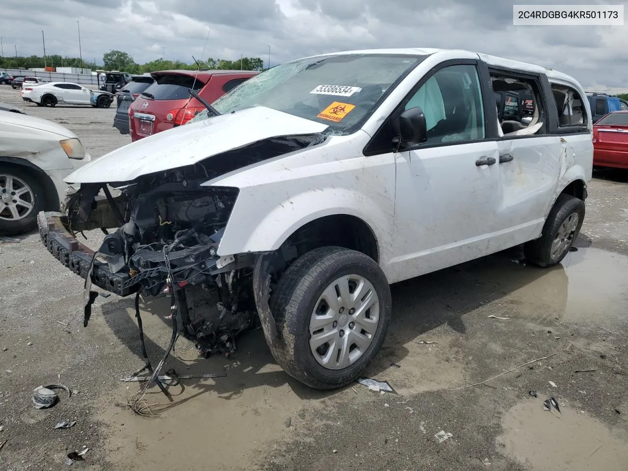 2C4RDGBG4KR501173 2019 Dodge Grand Caravan Se