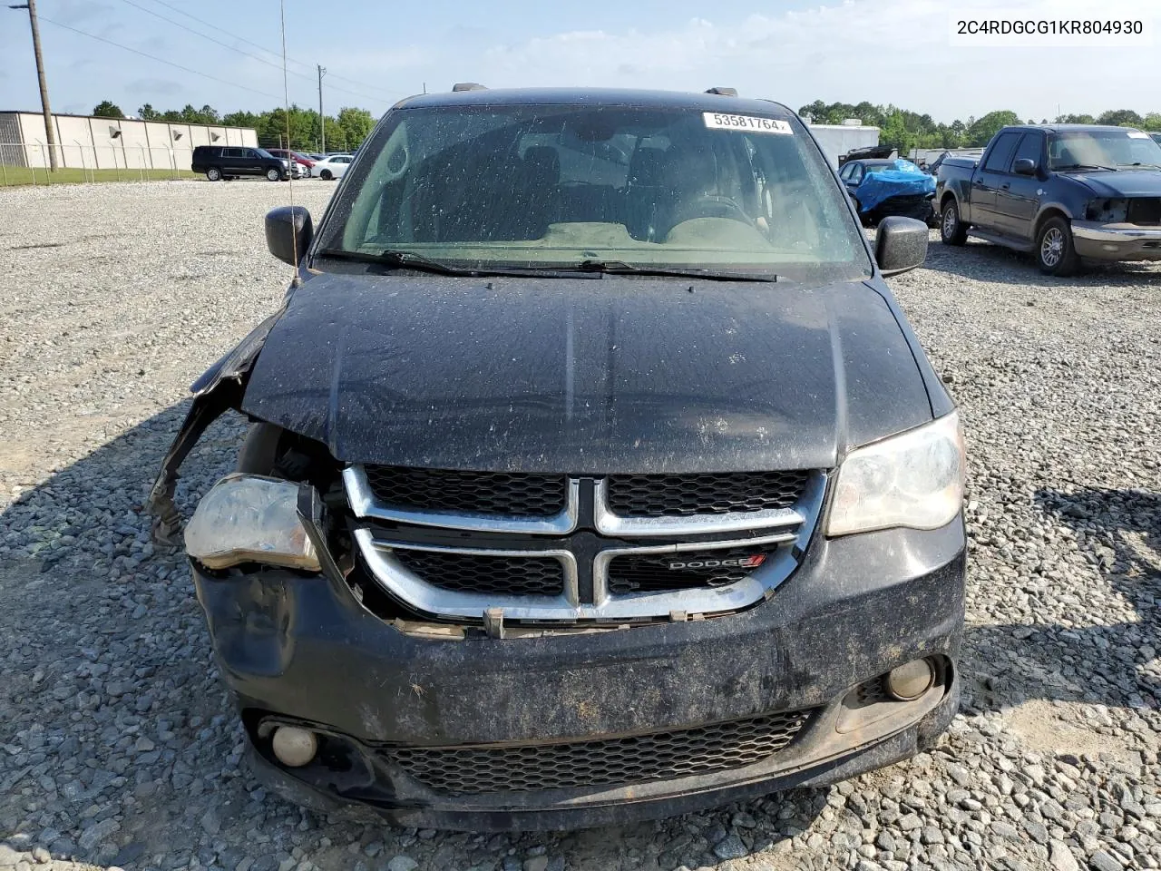 2C4RDGCG1KR804930 2019 Dodge Grand Caravan Sxt