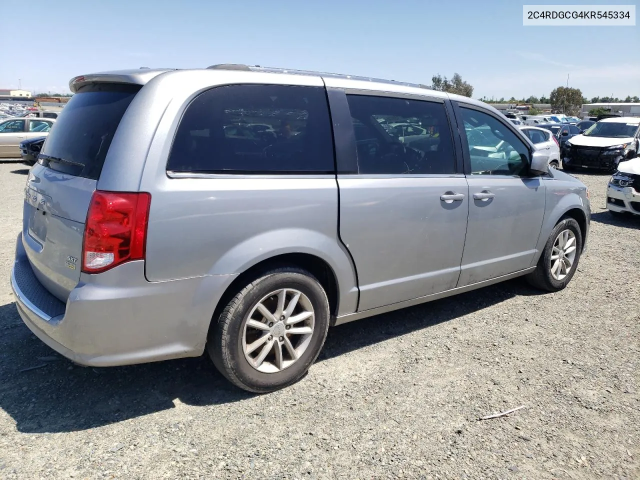 2019 Dodge Grand Caravan Sxt VIN: 2C4RDGCG4KR545334 Lot: 53715874