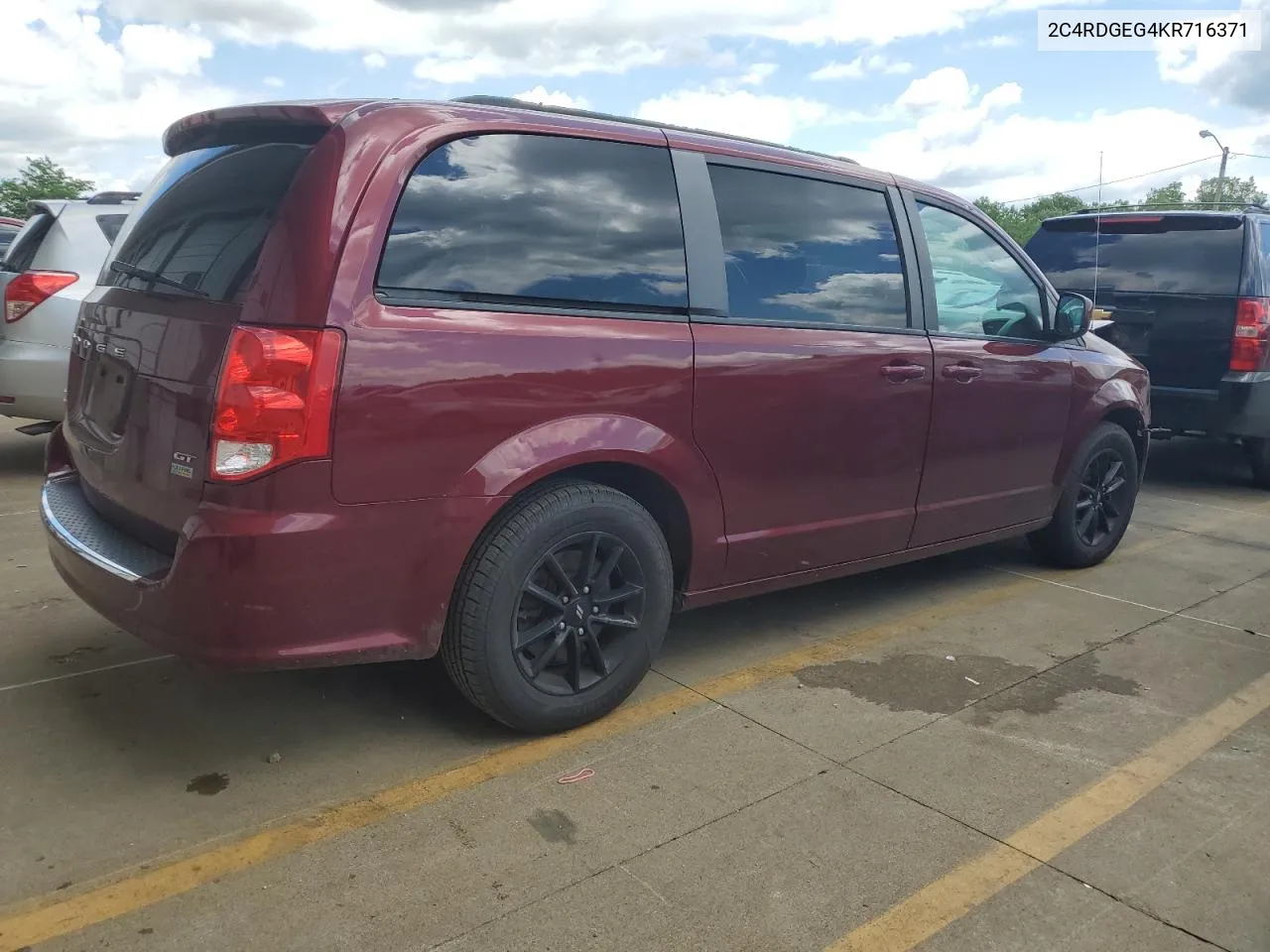 2C4RDGEG4KR716371 2019 Dodge Grand Caravan Gt