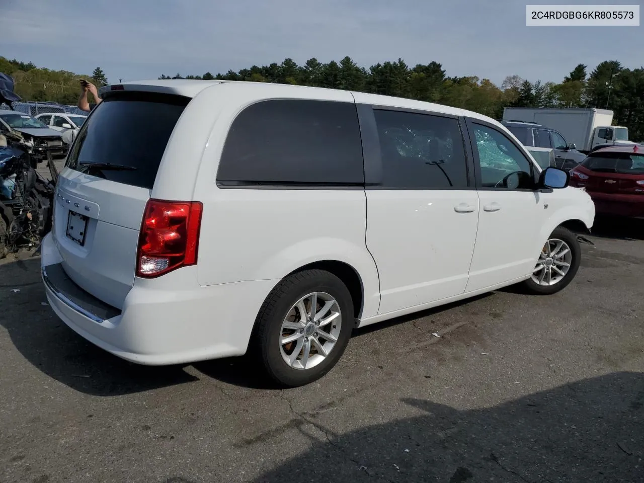 2019 Dodge Grand Caravan Se VIN: 2C4RDGBG6KR805573 Lot: 54233864