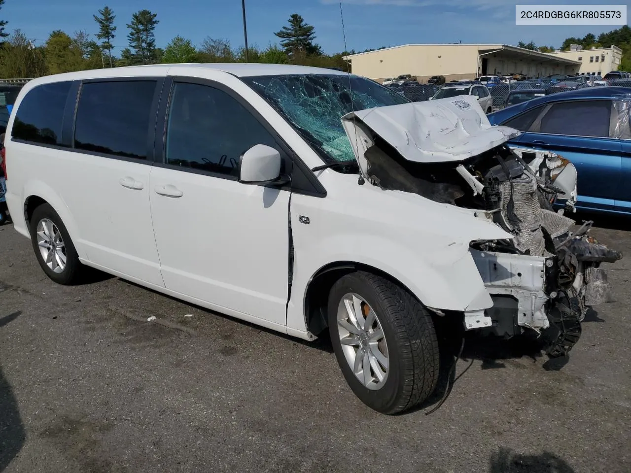 2019 Dodge Grand Caravan Se VIN: 2C4RDGBG6KR805573 Lot: 54233864