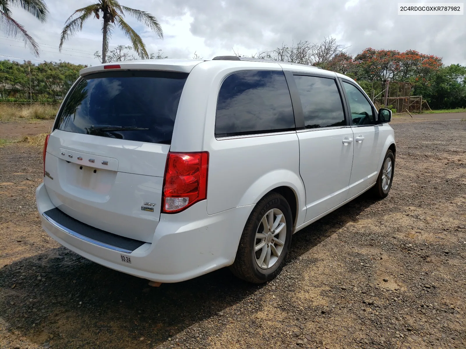 2019 Dodge Grand Caravan Sxt VIN: 2C4RDGCGXKR787982 Lot: 55330724