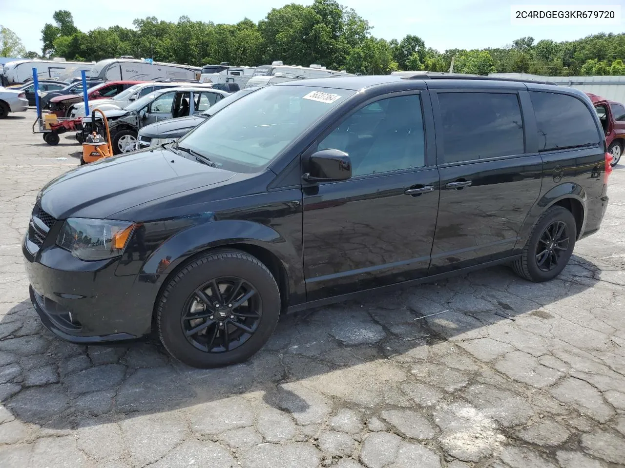 2019 Dodge Grand Caravan Gt VIN: 2C4RDGEG3KR679720 Lot: 56337364