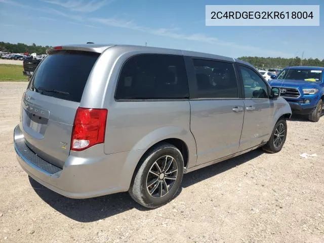 2019 Dodge Grand Caravan Gt VIN: 2C4RDGEG2KR618004 Lot: 57695704