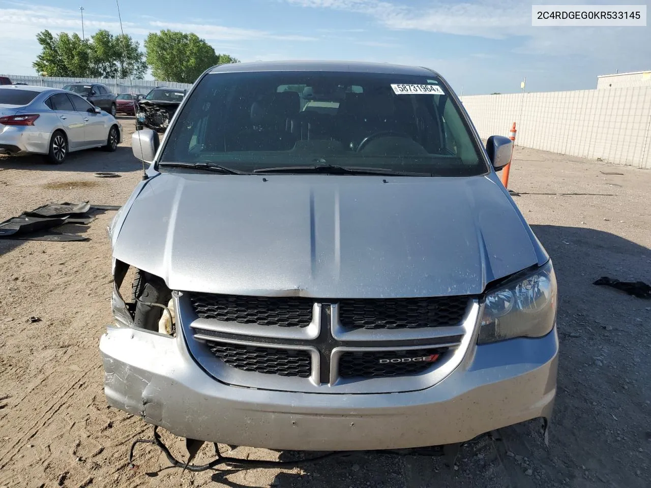 2C4RDGEG0KR533145 2019 Dodge Grand Caravan Gt