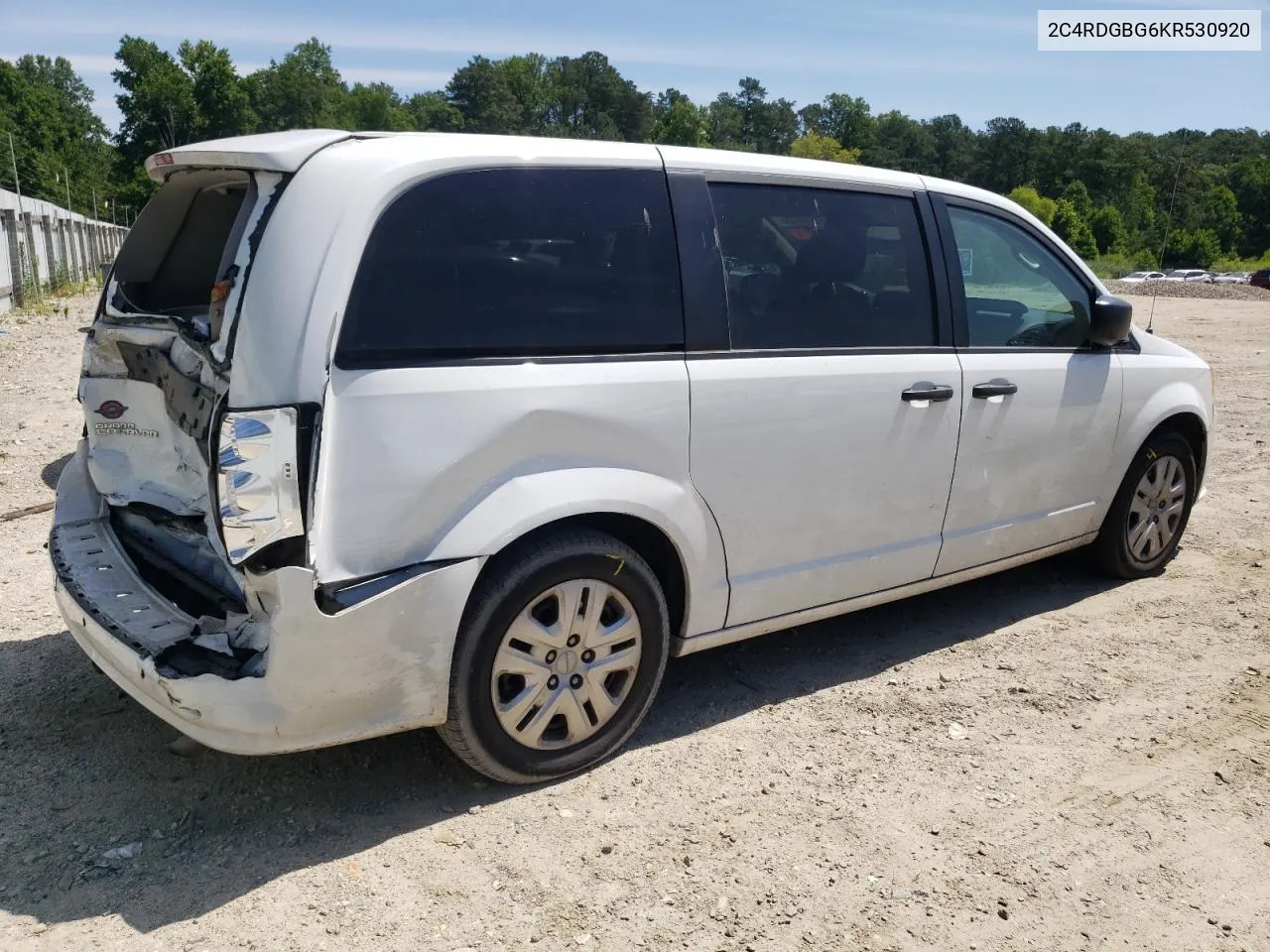 2C4RDGBG6KR530920 2019 Dodge Grand Caravan Se