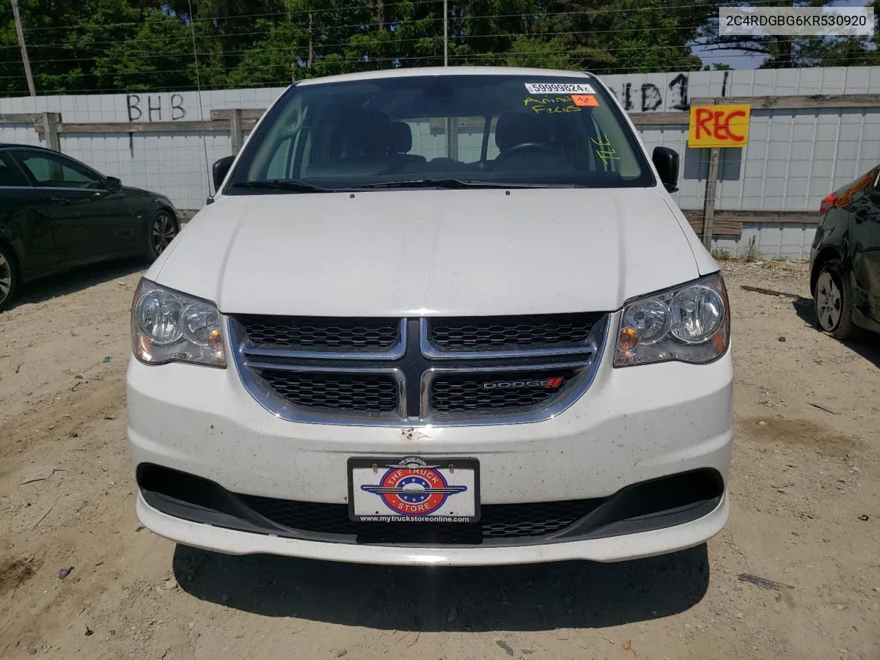 2C4RDGBG6KR530920 2019 Dodge Grand Caravan Se