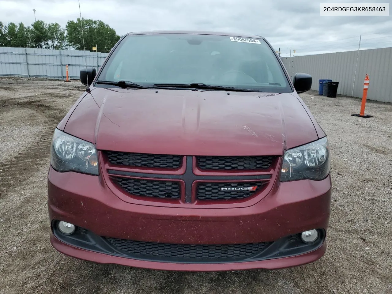 2C4RDGEG3KR658463 2019 Dodge Grand Caravan Gt