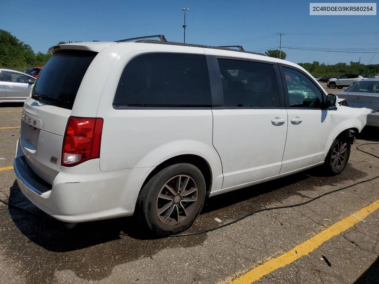 2019 Dodge Grand Caravan Gt VIN: 2C4RDGEG9KR580254 Lot: 62146104